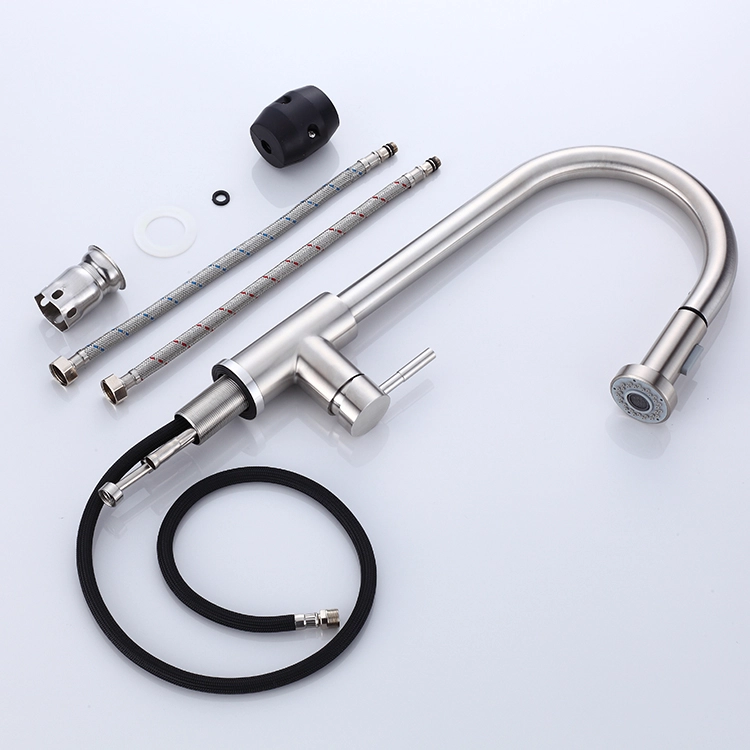 Stainless Steel Pull Out Kitchen Taps Faucet