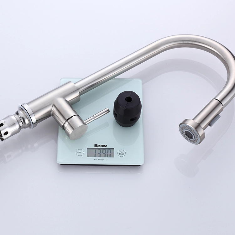 Stainless Steel Pull Out Kitchen Taps Faucet