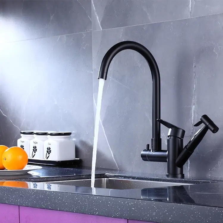 Cucina del rubinetto del lavandino multifunzione.